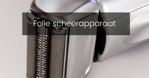 Een folie scheerapparaat scheert enorm glad