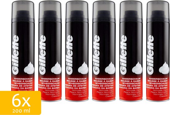 Gillette scheerschuim voor de normale huid