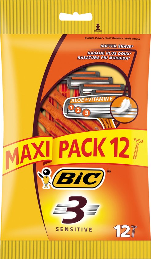 BIC 3 Sensitive wegwerpscheermesjes