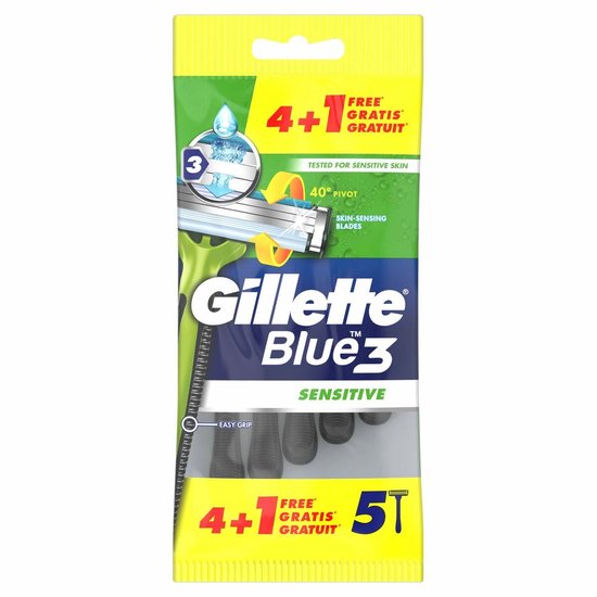Gillette Blue 3 Sensitive wegwerpscheermesjes