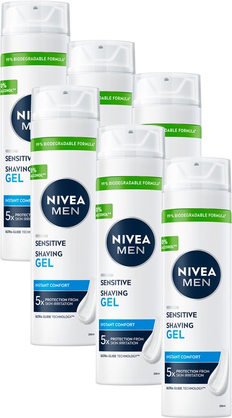 NIVEA MEN Sensitive Scheergel met kamille en vitamine E